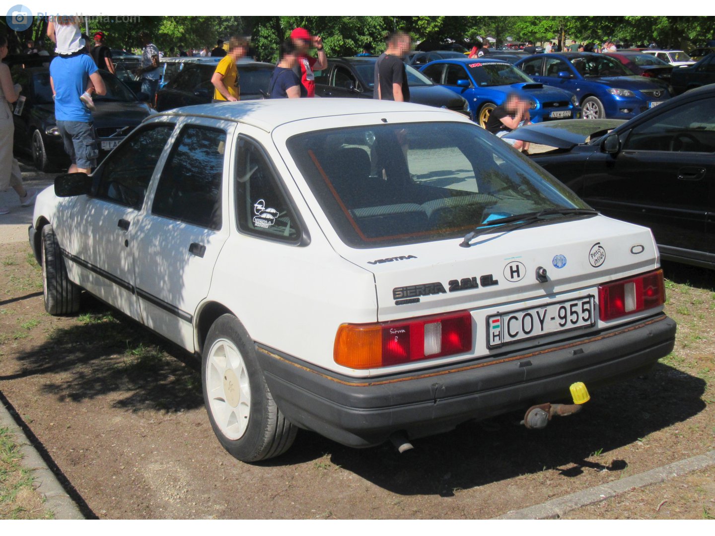 COY-955, Ford Sierra 1st gen 5-door Liftback (BAG/GBG), facelift, 1987–1993