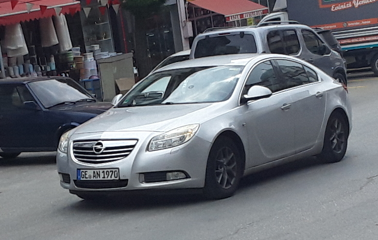 GE AN 1970, Opel Insignia 1st gen Sedan/Liftback (A; G09), 2008–2013