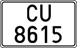 License plates of Spain, 1900 year series