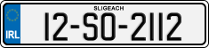 License plate of Ireland, Regular plates