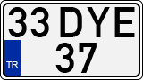 License plate of Turkey, Regular plates