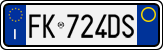 License plate of Italy, Cars (1994 year series)