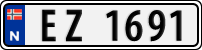 License plate of Norway, Trailers, motorcycles, special vehicles
