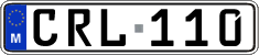 License plate of Malta, Regular plates (ABC 123)