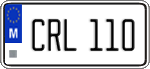License plate of Malta, Regular plates (ABC 123)