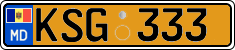 License plate of Moldova, Public transport (2015)