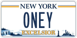 New York, Vanity Plates