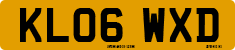License plate of the United Kingdom, 2001 year system