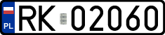 License plates of Poland, Regular car plates