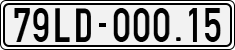 License plate of Vietnam, Specialty plates