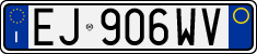 License plate of Italy, Cars (1994 year series)