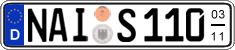 German license plate, Seasonal plates