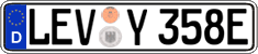 German license plate, Electric vehicles
