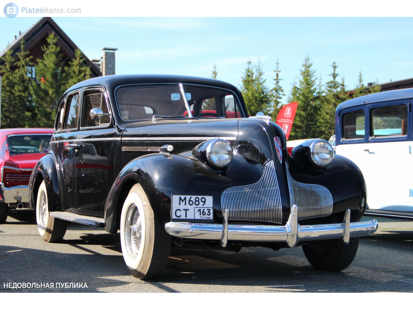 м 689 ст 163, Buick Century 1st gen 4-door Sedan (61; B-body), 3rd facelift, 1938–1939