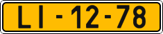 License plate of the Czech Republic, Commercial vehicles (1960)