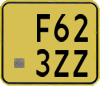 License plate of the Netherlands, Mopeds