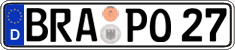German license plate, Regular plates