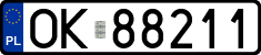 License plates of Poland, Regular car plates