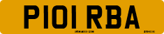 License plate of the United Kingdom, 1983 year system
