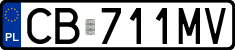 License plates of Poland, Regular car plates