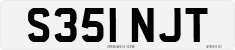 License plate of the United Kingdom, 1983 year system