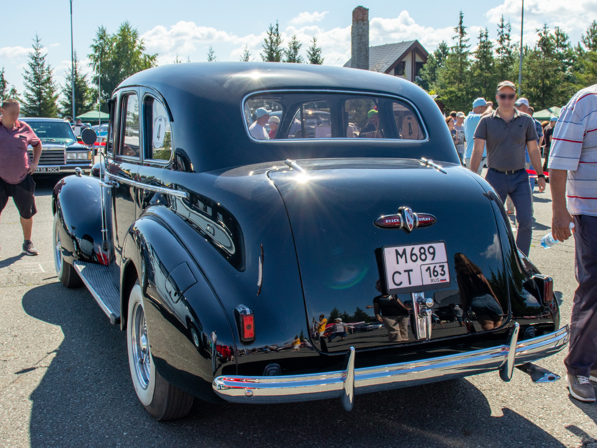 м 689 ст 163, Buick Century 1st gen 4-door Sedan (61; B-body), 3rd facelift, 1938–1939