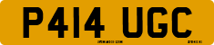 License plate of the United Kingdom, 1983 year system