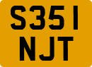 License plate of the United Kingdom, 1983 year system