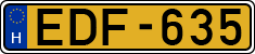 license plates of Hungary, Commercial vehicles (1990)
