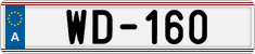 License plate of Austria, Diplomatic