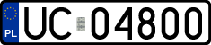 License plates of Poland, Military