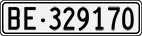 License plate of Switzerland, Cars