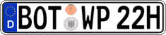 German license plate, Plates for oldtimers (type 