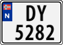 License plate of Norway, Trailers, motorcycles, special vehicles