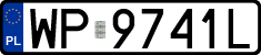 License plates of Poland, Regular car plates