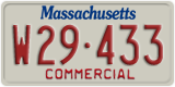 Massachusetts, Commercial vehicles (X12-345)