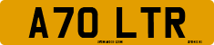License plate of the United Kingdom, 1983 year system