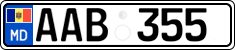 License plate of Moldova, Cars (2015)