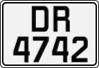 License plate of Norway, Trailers, motorcycles, special vehicles