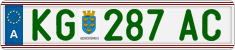 License plate of Austria, Regular plates