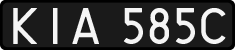 License plates of Poland, 1976 year system