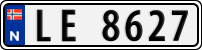 License plate of Norway, Trailers, motorcycles, special vehicles