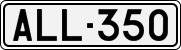 License plate of Finland, Cars