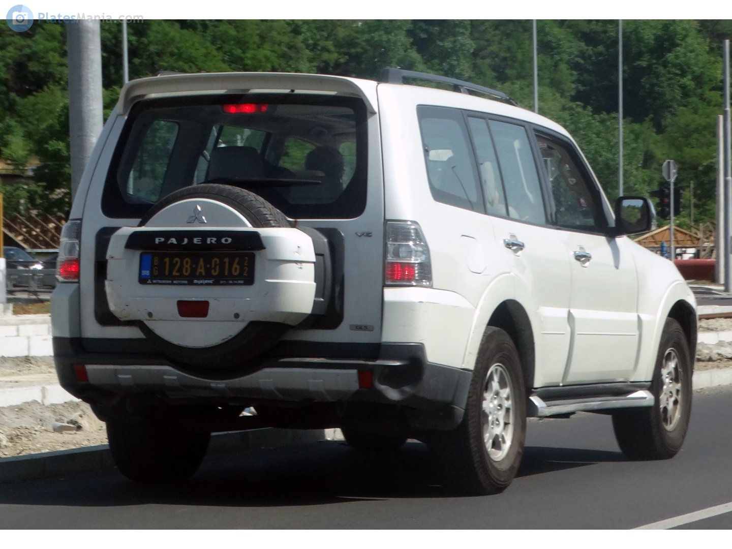 BG 128-A-016, Mitsubishi Pajero 4th gen 5-door SUV (V90/NS/NT/NW/NX), 2006–2021