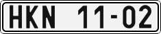License plate of the Czech Republic, Cars (1960)