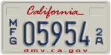 California, Occupational (DLR/DST/MFG) (12345 1(2)A)