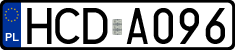License plates of Poland, Authorities