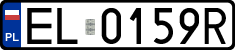 License plates of Poland, Regular car plates