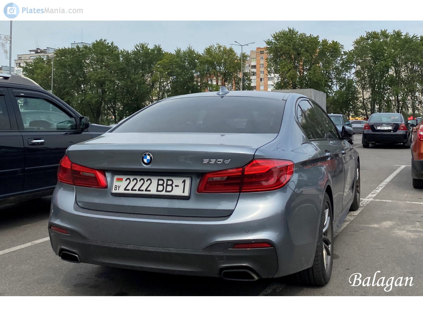 2222 BB-1, BMW 5 Series 7th gen Sedan (G30/G38), 2017–2020