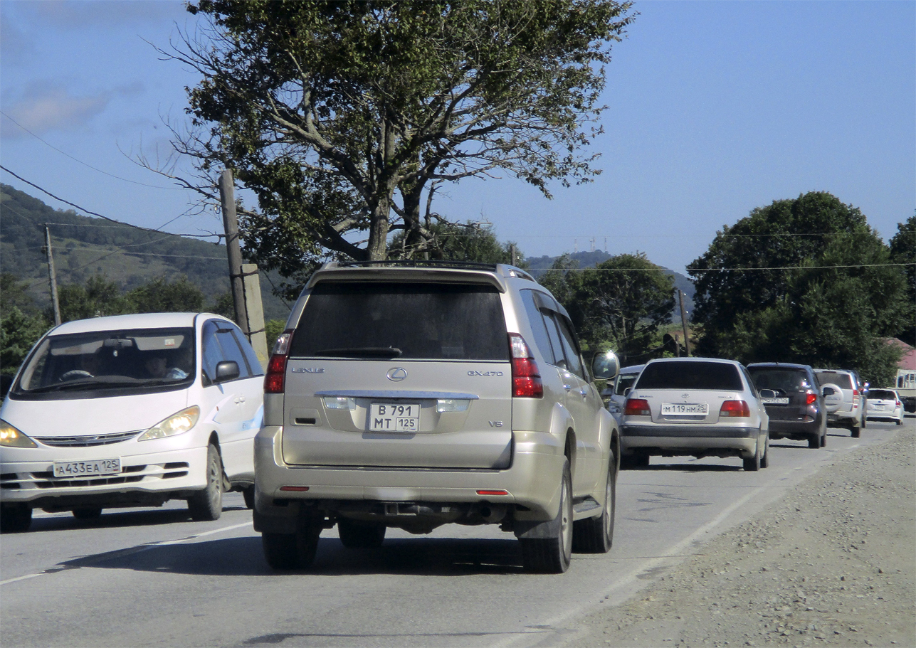 в 791 мт 125, Lexus GX 1st gen (J120), 2002–2009